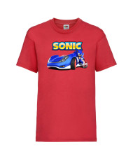 Детска тениска Соник Sonic the Hedgehog Sonic Car