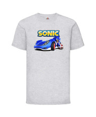 Детска тениска Соник Sonic the Hedgehog Sonic Car