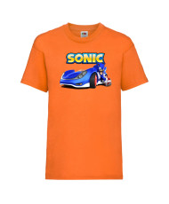 Детска тениска Соник Sonic the Hedgehog Sonic Car