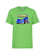 Детска тениска Соник Sonic the Hedgehog Sonic Car