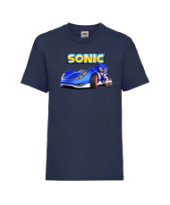 Детска тениска Соник Sonic the Hedgehog Sonic Car