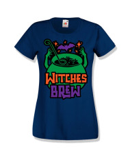 Дамска тениска Хелоуин Halloween Witches brew