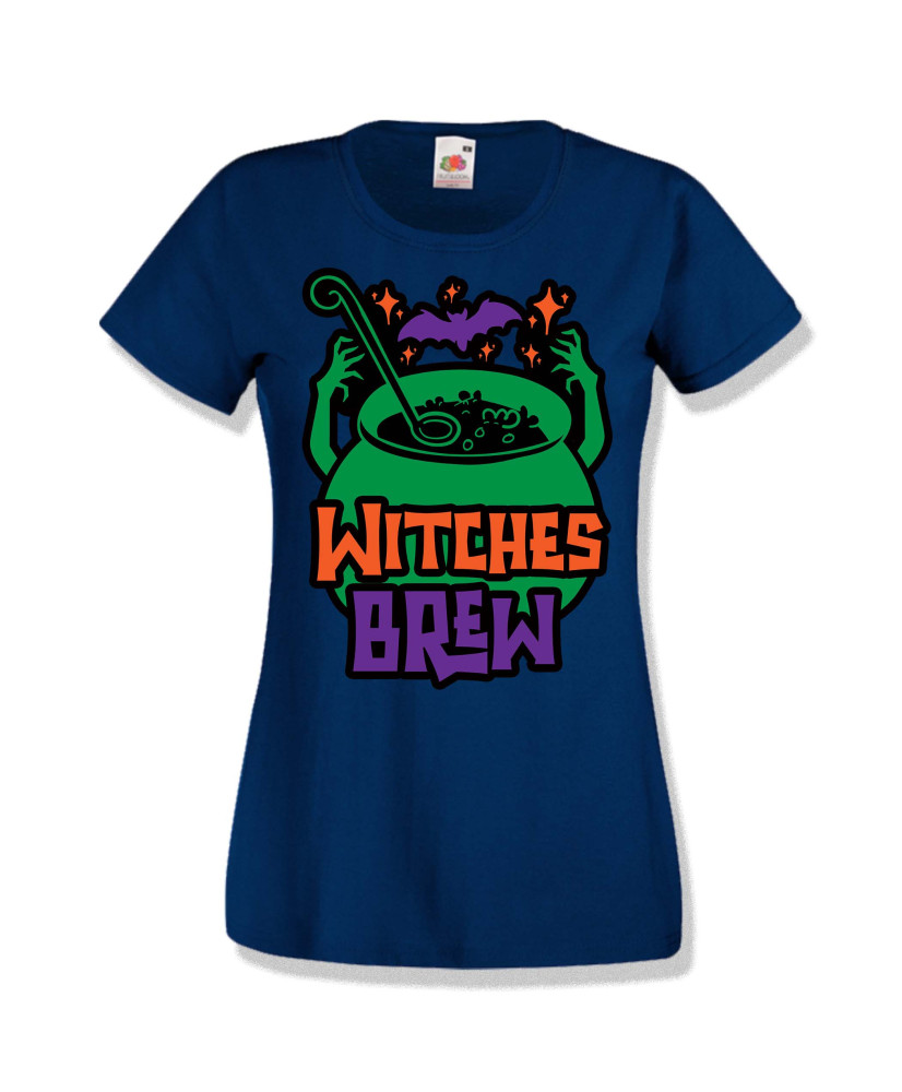 Дамска тениска Хелоуин Halloween Witches brew