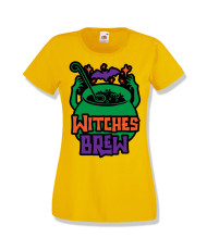 Дамска тениска Хелоуин Halloween Witches brew