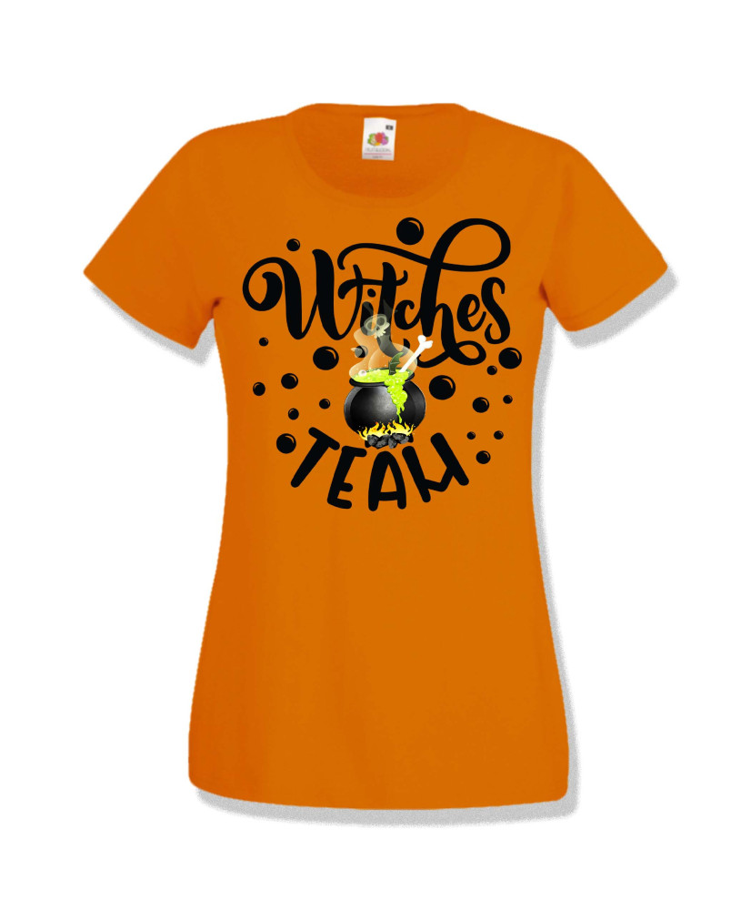 Дамска тениска Хелоуин Halloween Witches team