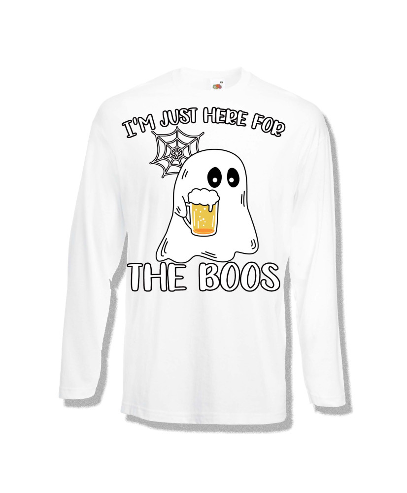 Мъжка тениска Хелоуин Halloween I am here for the boos 1