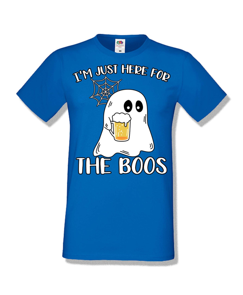 Мъжка тениска Хелоуин Halloween I am here for the boos 1