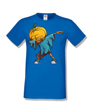Мъжка тениска Хелоуин Halloween Pumpkin dabbing