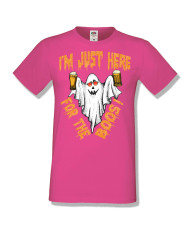 Мъжка тениска Хелоуин Halloween I am here for the boos 2