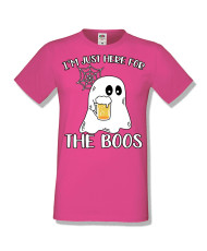 Мъжка тениска Хелоуин Halloween I am here for the boos 1
