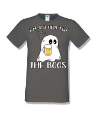 Мъжка тениска Хелоуин Halloween I am here for the boos 1