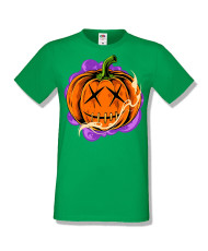Мъжка тениска Хелоуин Halloween Pumpkin