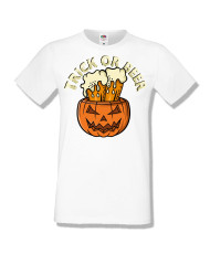 Мъжка тениска Хелоуин Halloween Trick or beer 3