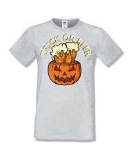 Мъжка тениска Хелоуин Halloween Trick or beer 3