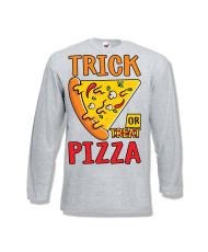 Мъжка тениска Хелоуин Halloween Trick or pizza