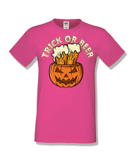 Мъжка тениска Хелоуин Halloween Trick or beer 3