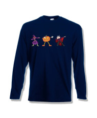 Мъжка тениска Хелоуин Halloween Witch pumpkin vampire dabbing
