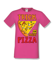 Мъжка тениска Хелоуин Halloween Trick or pizza