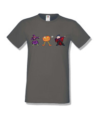 Мъжка тениска Хелоуин Halloween Witch pumpkin vampire dabbing