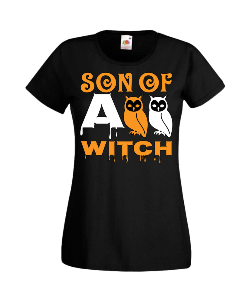 Дамска тениска Хелоуин Halloween Son Of A Witch 1