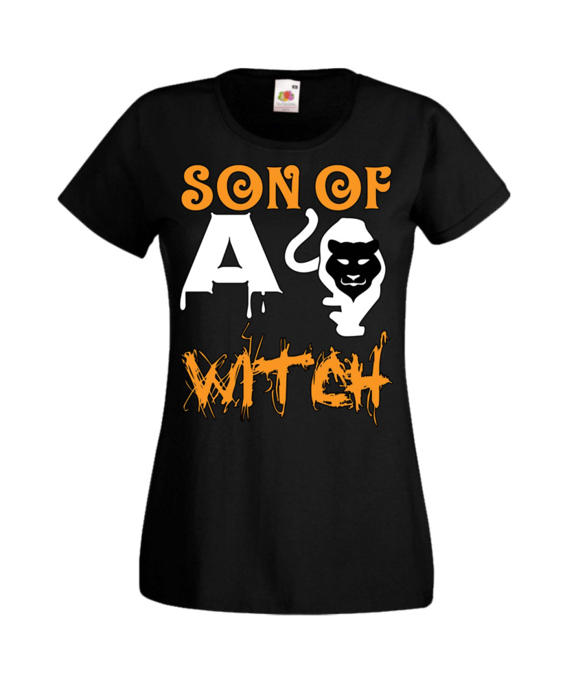 Дамска тениска Хелоуин Halloween Son Of A Witch 2