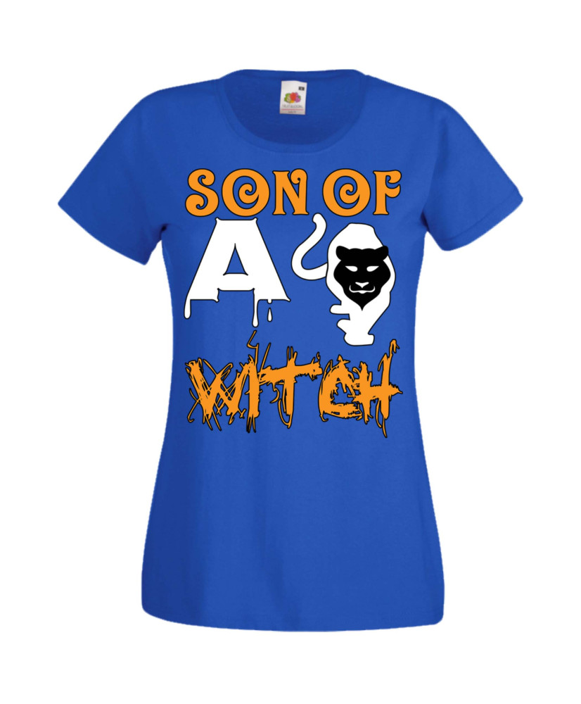 Дамска тениска Хелоуин Halloween Son Of A Witch 2