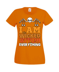 Дамска тениска Хелоуин Halloween I'm The Wicked Witch Of Everything 2