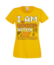 Дамска тениска Хелоуин Halloween I'm The Wicked Witch Of Everything 3