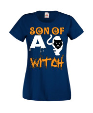Дамска тениска Хелоуин Halloween Son Of A Witch 2