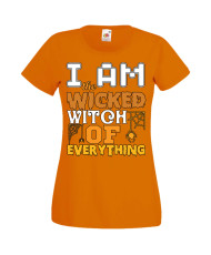 Дамска тениска Хелоуин Halloween I'm The Wicked Witch Of Everything 3