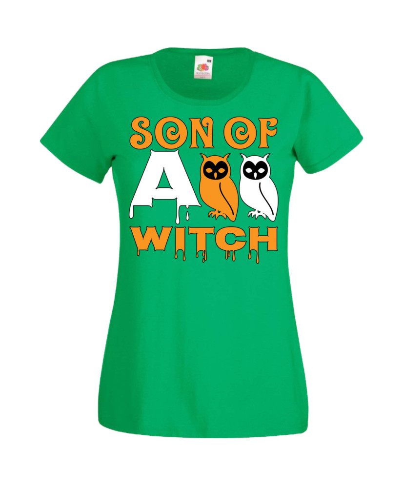 Дамска тениска Хелоуин Halloween Son Of A Witch 1