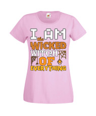 Дамска тениска Хелоуин Halloween I'm The Wicked Witch Of Everything 3