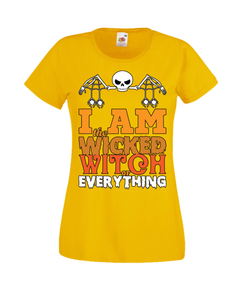 Дамска тениска Хелоуин Halloween I'm The Wicked Witch Of Everything 2