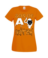 Дамска тениска Хелоуин Halloween Son Of A Witch 2