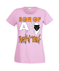 Дамска тениска Хелоуин Halloween Son Of A Witch 2