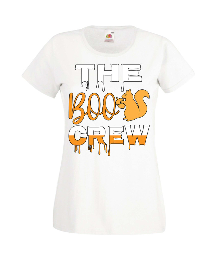 Дамска тениска Хелоуин Halloween The Boo Crew 1