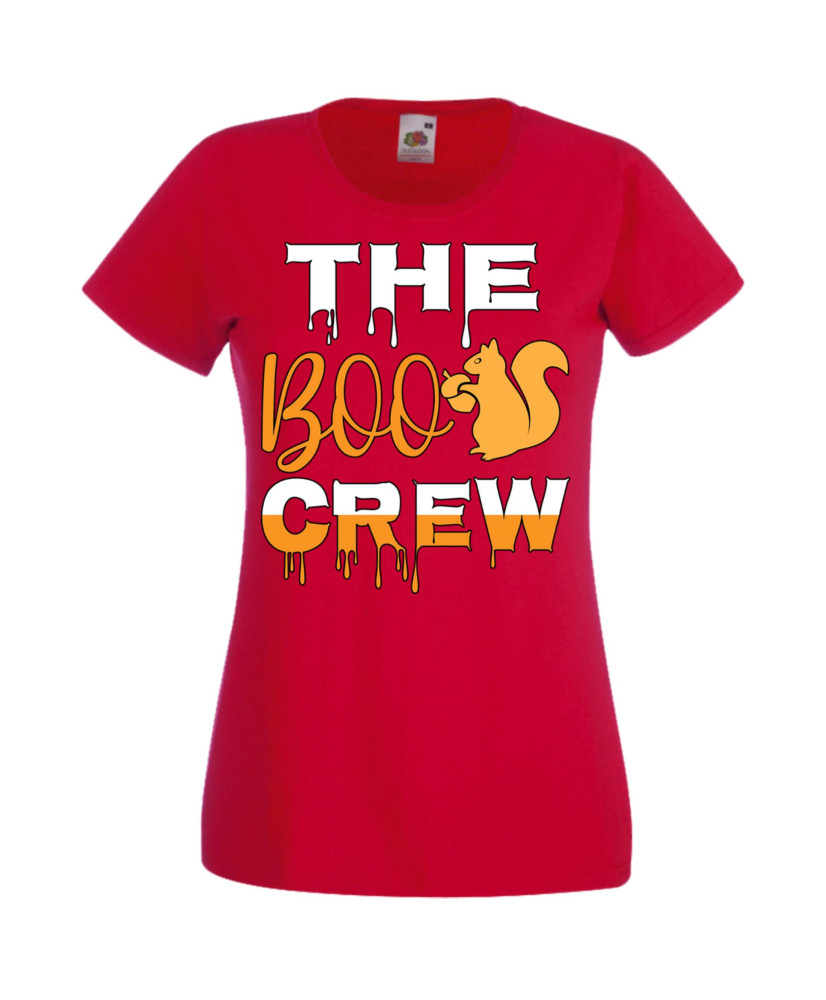 Дамска тениска Хелоуин Halloween The Boo Crew 1