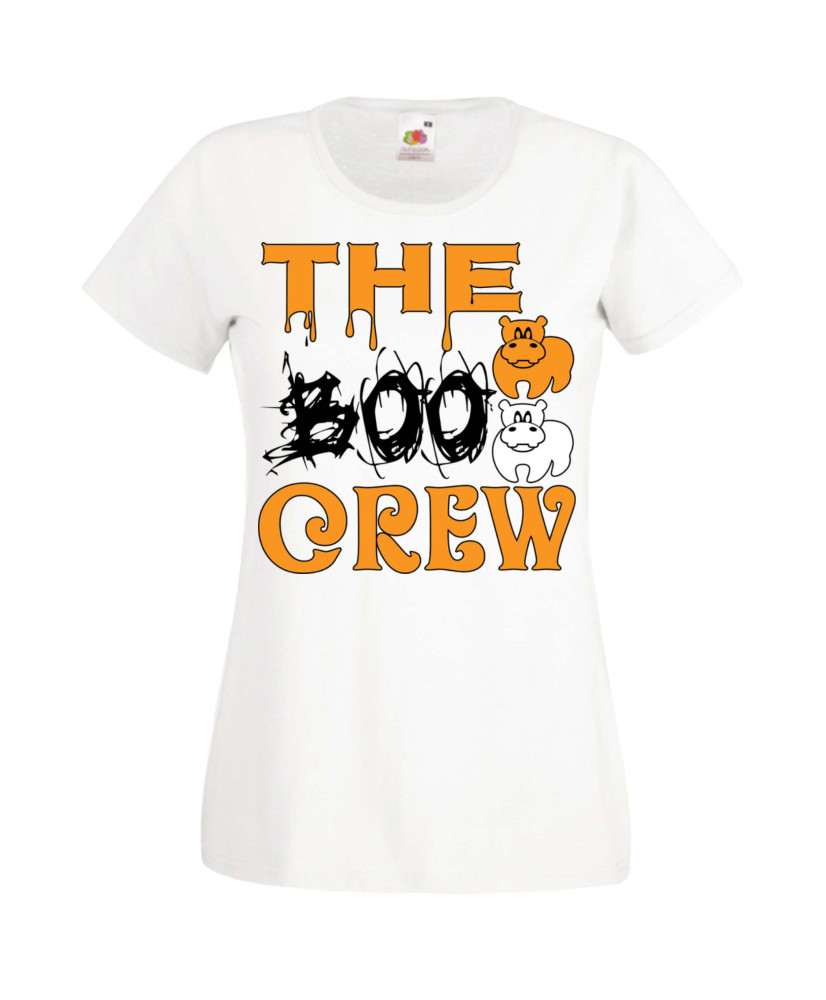 Дамска тениска Хелоуин Halloween The Boo Crew 2