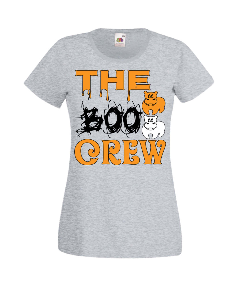 Дамска тениска Хелоуин Halloween The Boo Crew 2