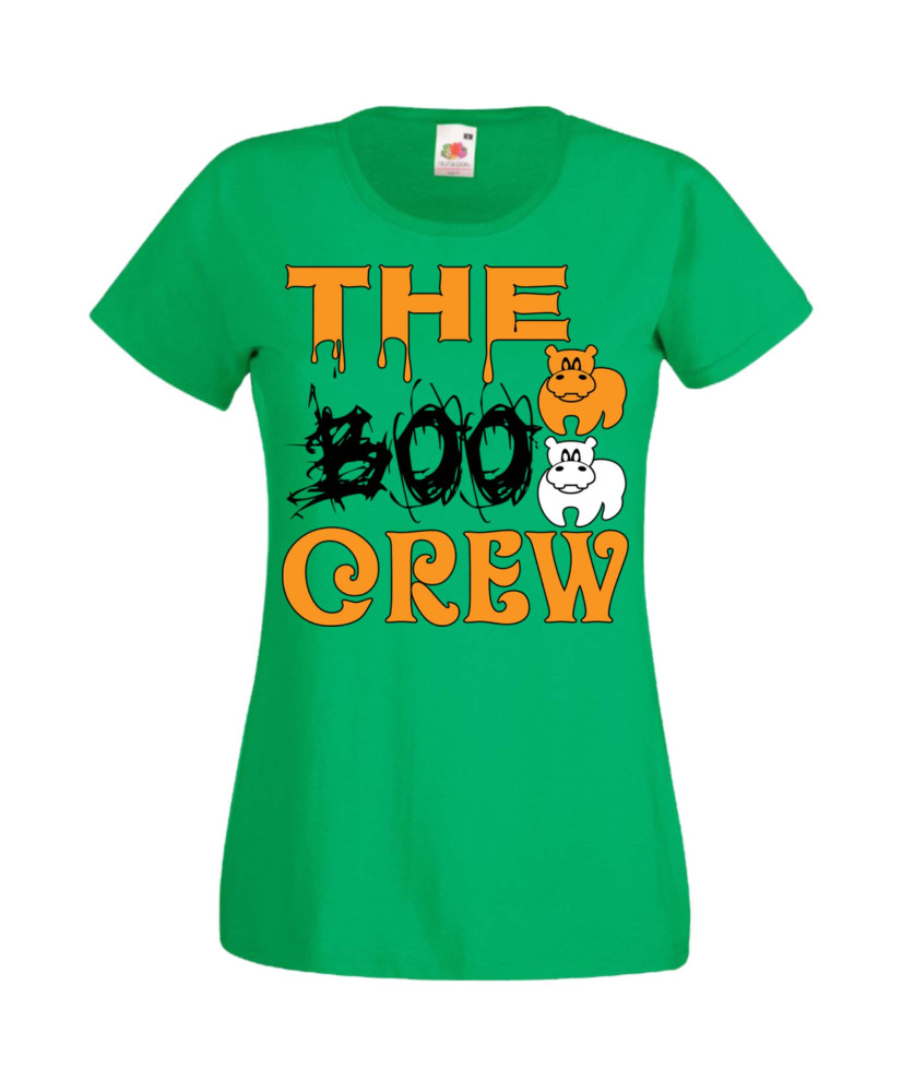 Дамска тениска Хелоуин Halloween The Boo Crew 2