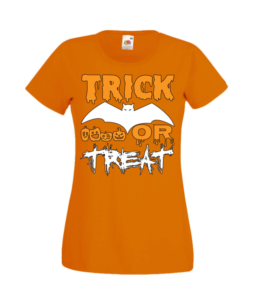 Дамска тениска Хелоуин Halloween Trick Or Treat 1