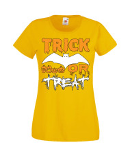 Дамска тениска Хелоуин Halloween Trick Or Treat 1