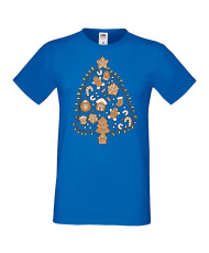 Мъжка коледна тениска Christmas Treats Christmas Tree