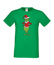 Мъжка коледна тениска Grinch 01