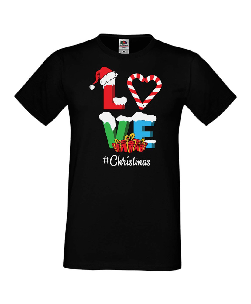 Мъжка коледна тениска Love Christmas