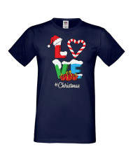 Мъжка коледна тениска Love Christmas