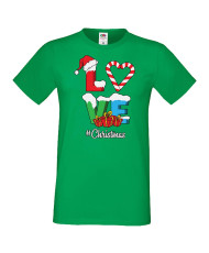 Мъжка коледна тениска Love Christmas