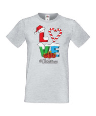 Мъжка коледна тениска Love Christmas