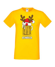 Мъжка коледна тениска Reinbeer