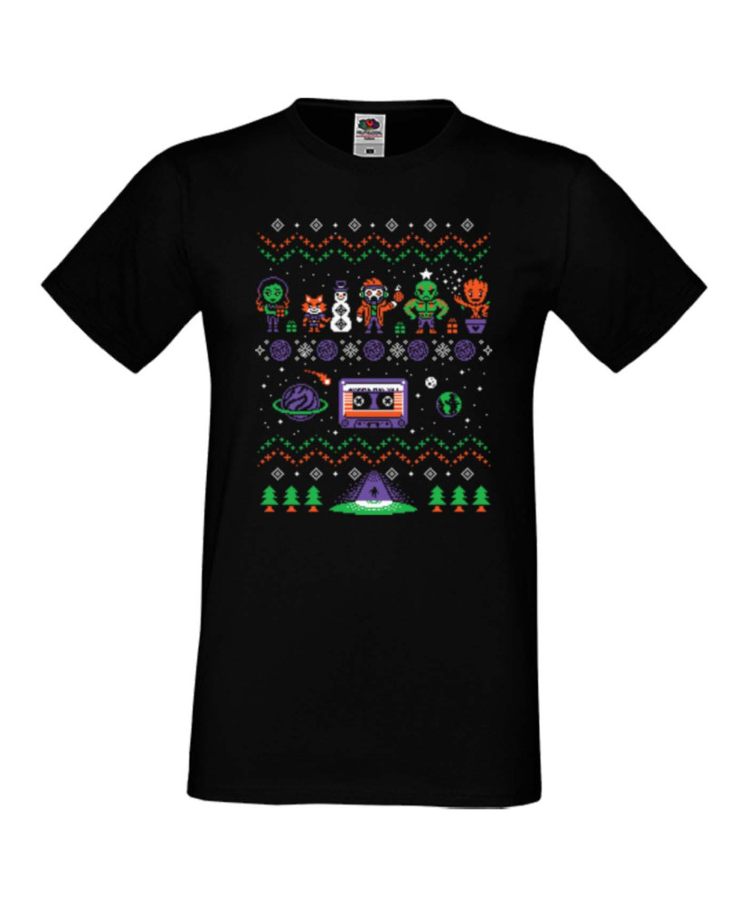 Мъжка коледна тениска Guardians Of The Galaxy Christmas